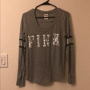 Long sleeve Pink tee